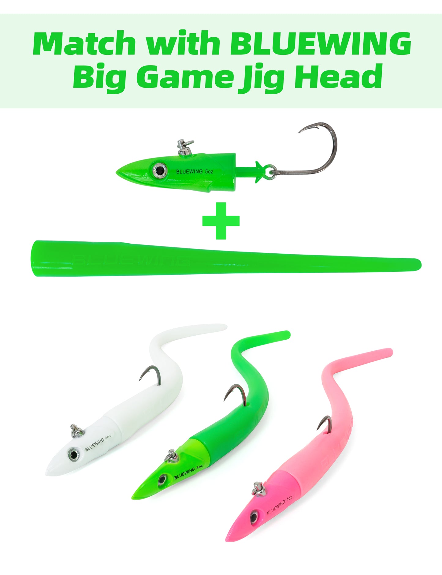 Bluewing High Performance Replacement Tails - Dogfish Tackle & Marine
