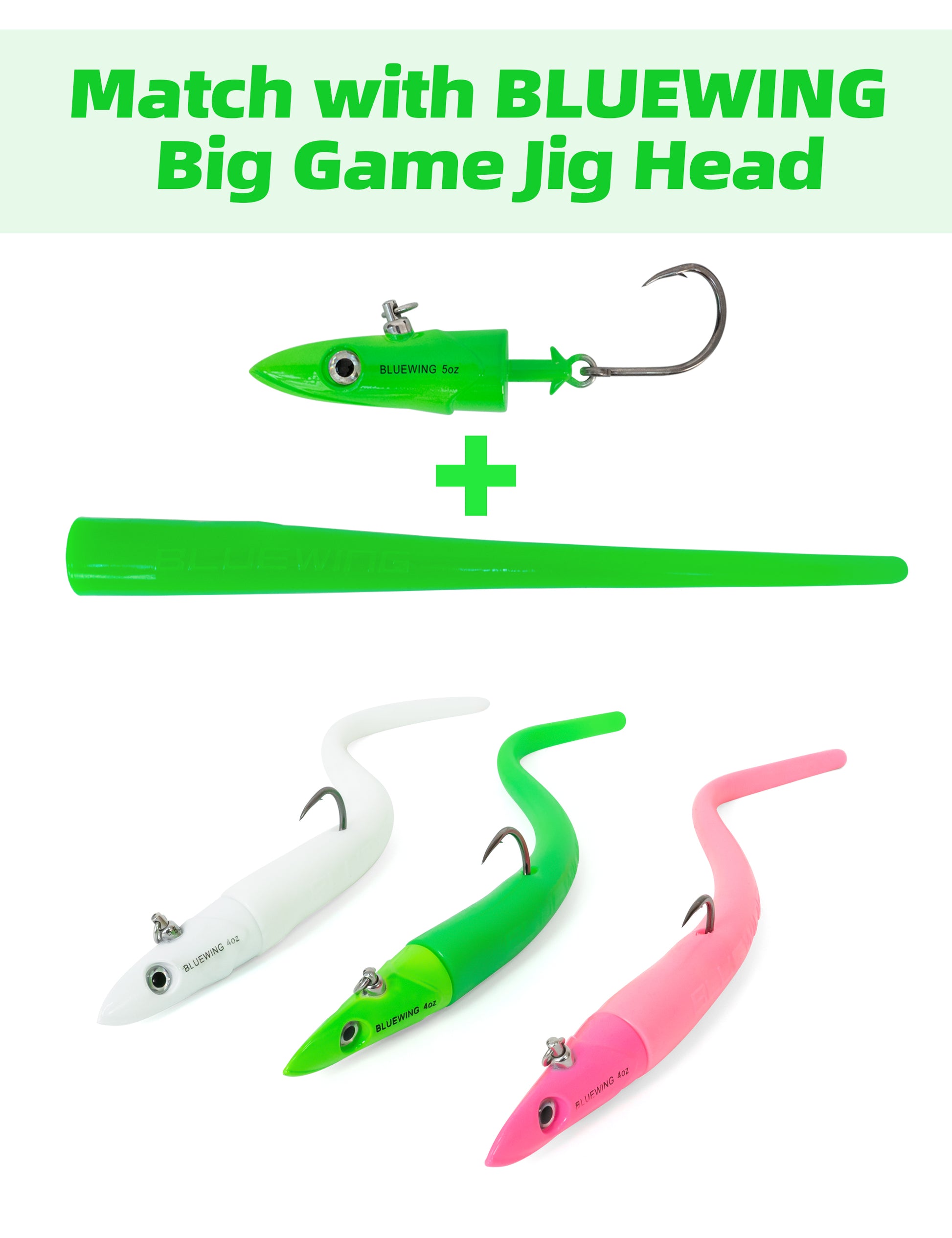 Bluewing High Performance Replacement Tails - Dogfish Tackle & Marine