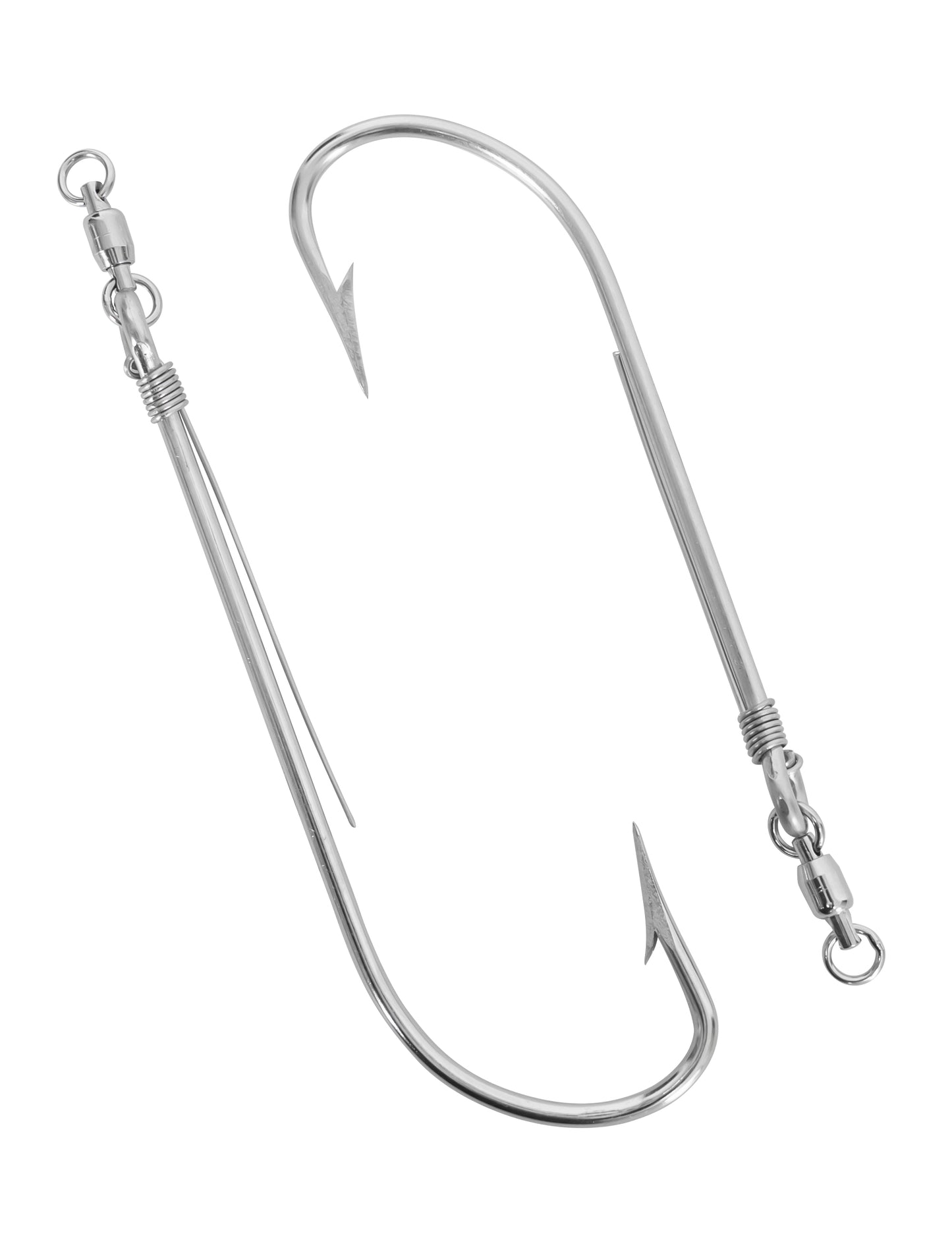 Bluewing Strip Trolling Hook with Ball Bearing Swivel
