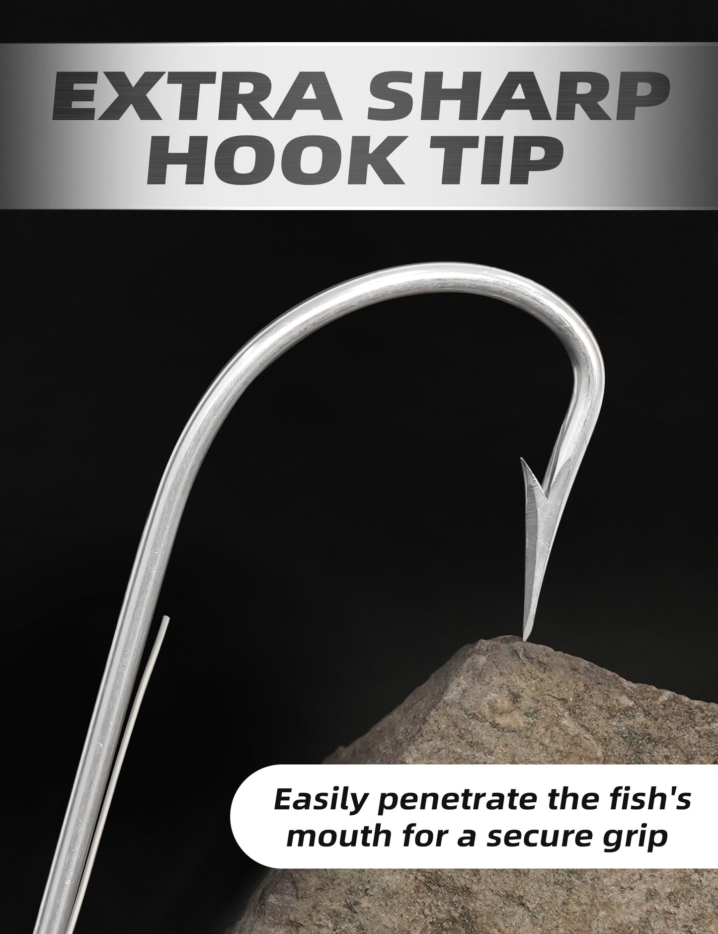 Bluewing Strip Trolling Hook with Ball Bearing Swivel