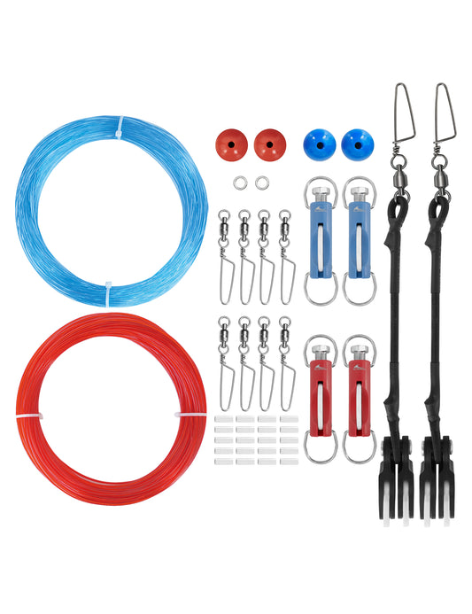 Bluewing Upgraded Outrigger Rigging Kit Model B - Dogfish Tackle & Marine