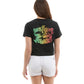 Pelagic Women's Stick Figure Premium Crop Tee