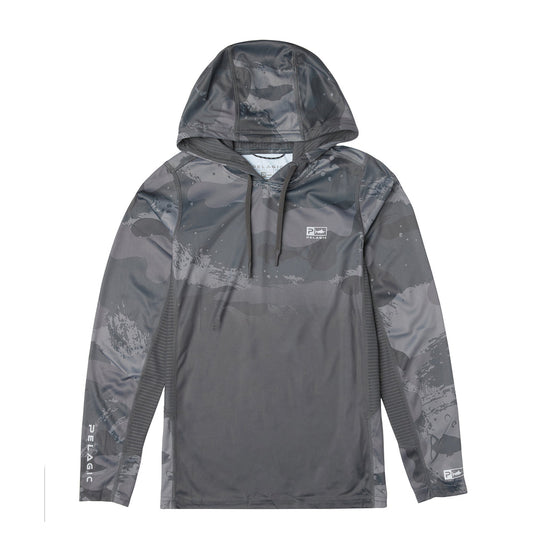 Pelagic Vaportek HD Youth Hooded Fishing Shirt