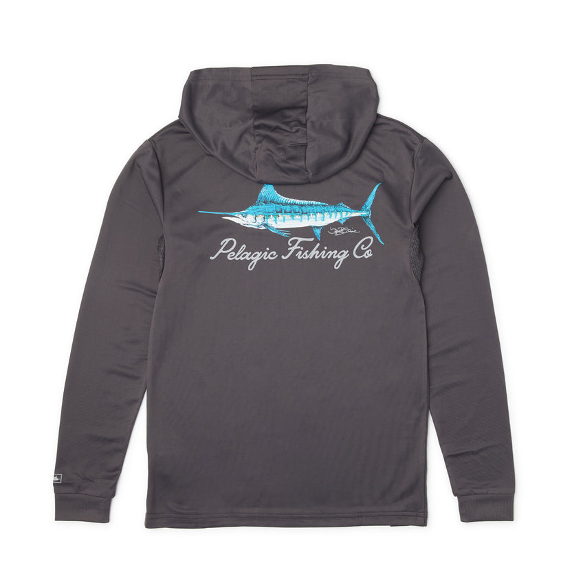Pelagic Aquatek Hd Youth Hooded Fishing Shirt
