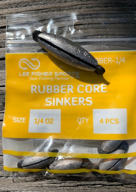 Lee Fisher Rubber Core Sinkers - Dogfish Tackle & Marine