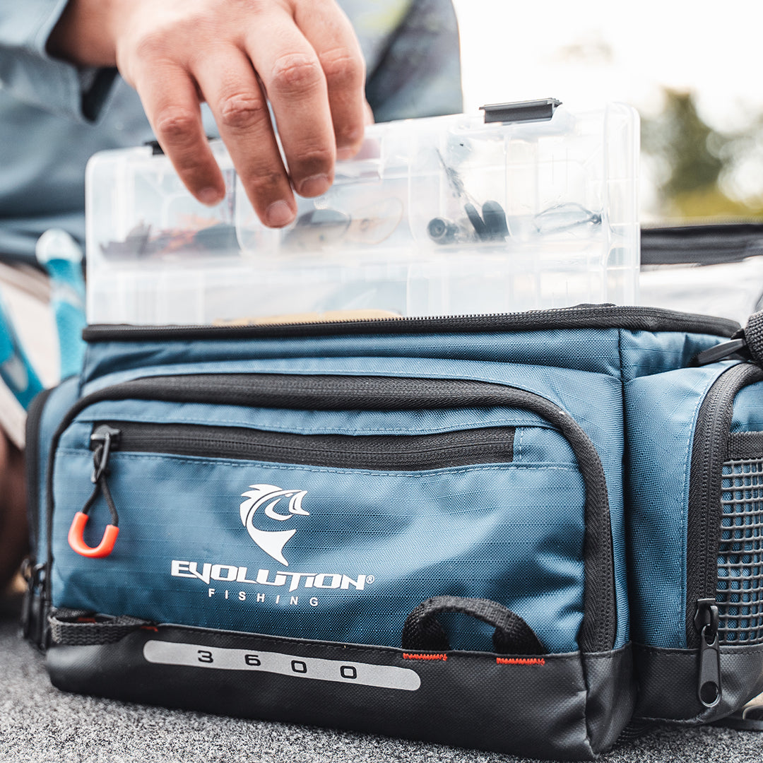 Evolution Fishing Blue 3600 Smallmouth Tackle Bag