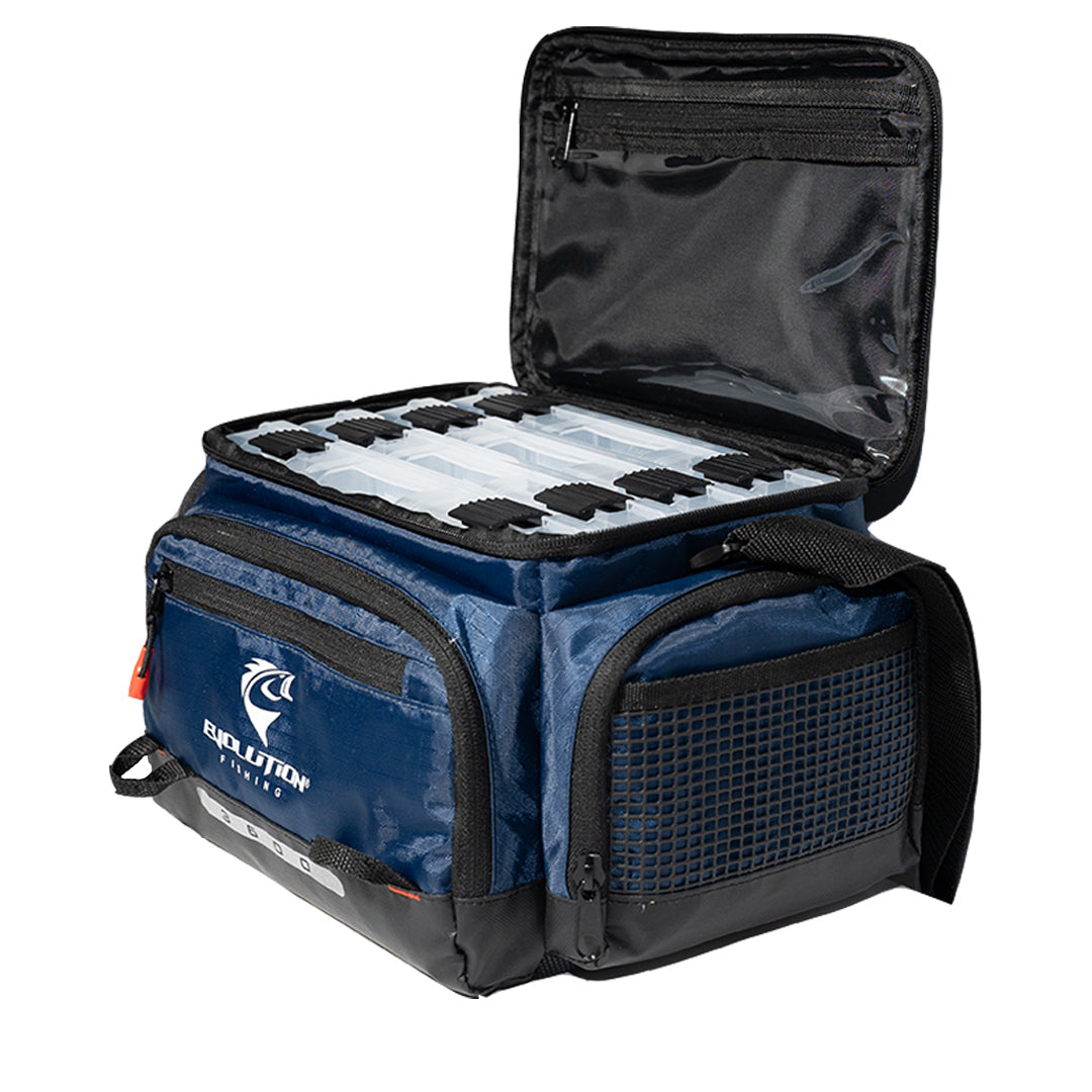 Evolution Fishing Blue 3600 Smallmouth Tackle Bag