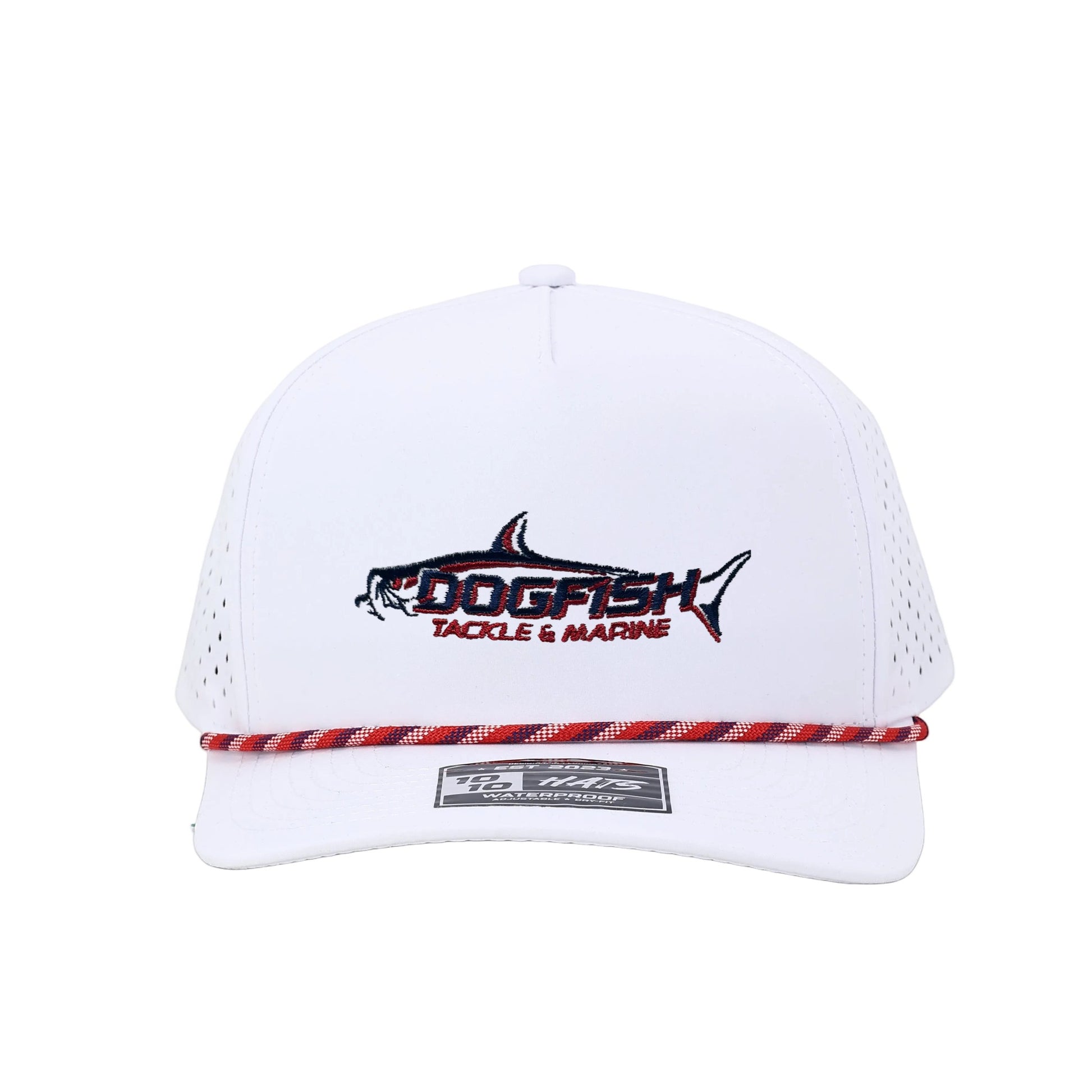 Dogfish Tackle & Marine Performace Rope Logo Hat - Dogfish Tackle & Marine