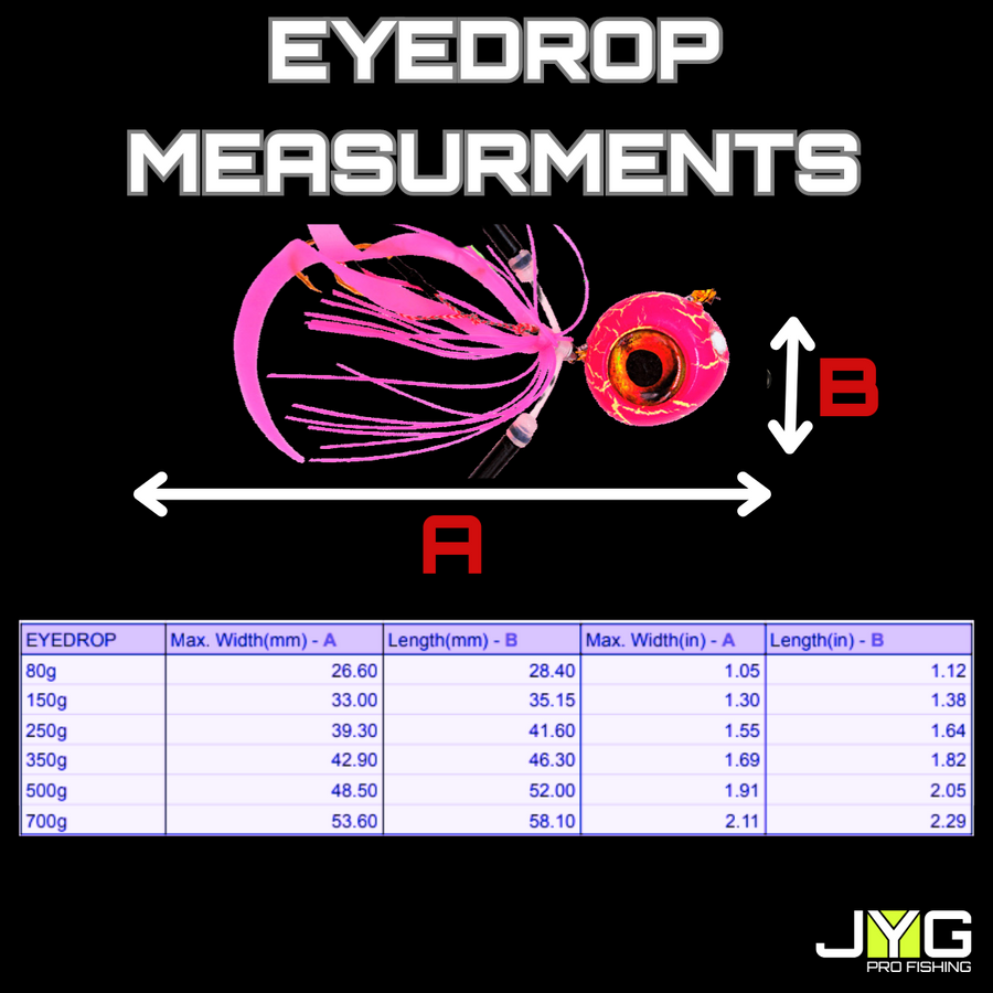 JYG Eyedrop Slow Pitch Jig - Dogfish Tackle & Marine
