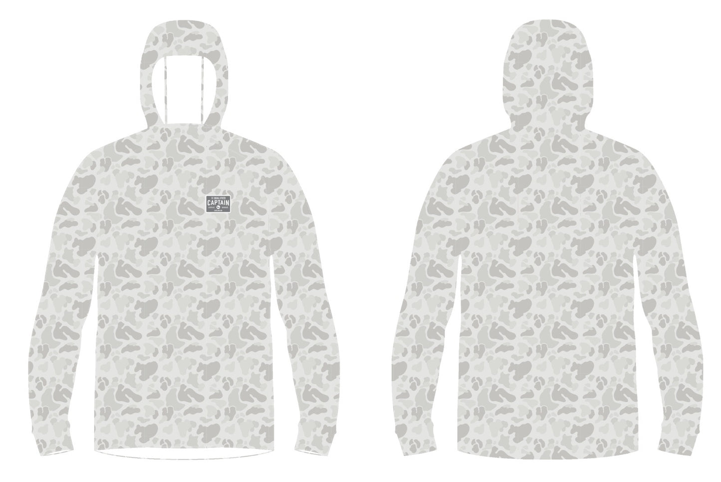 The Qualified Captain Camo Hoodie - Dogfish Tackle & Marine