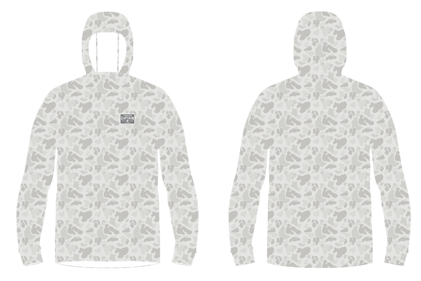 The Qualified Captain Camo Hoodie - Dogfish Tackle & Marine