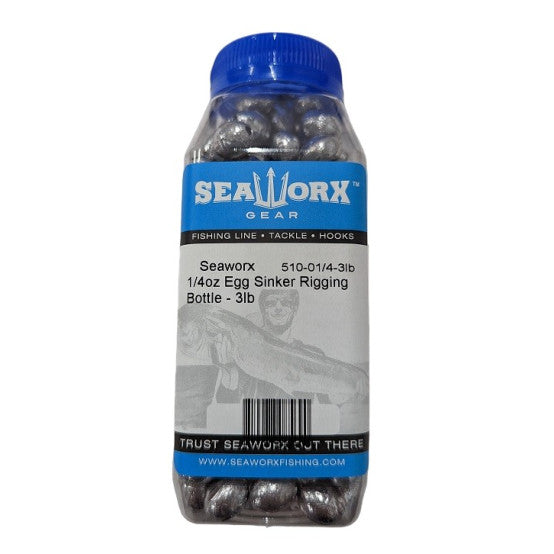 Seaworx Egg Sinker 3lb Rigging Bottle