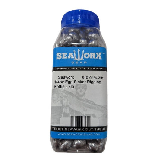 Seaworx Egg Sinker 3lb Rigging Bottle