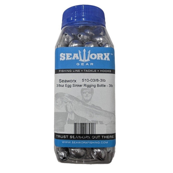 Seaworx Egg Sinker 3lb Rigging Bottle