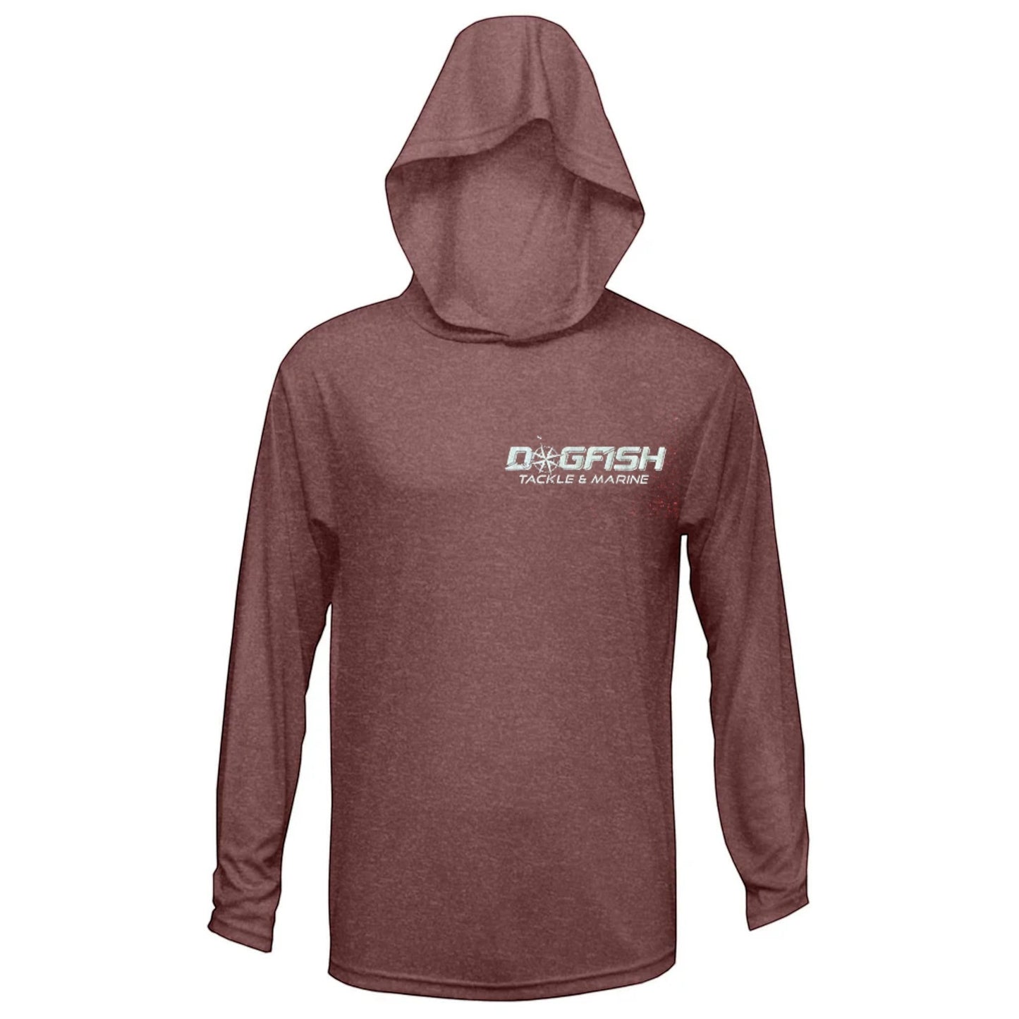 Dogfish Long Sleeve Hooded Micro Florida Unchained Logo - Dogfish Tackle & Marine
