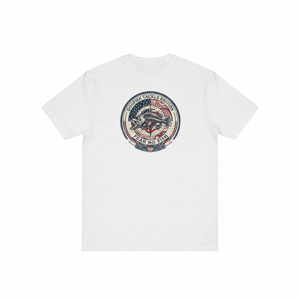 Dogfish Short Sleeve T-Shirt 4th of July Logo