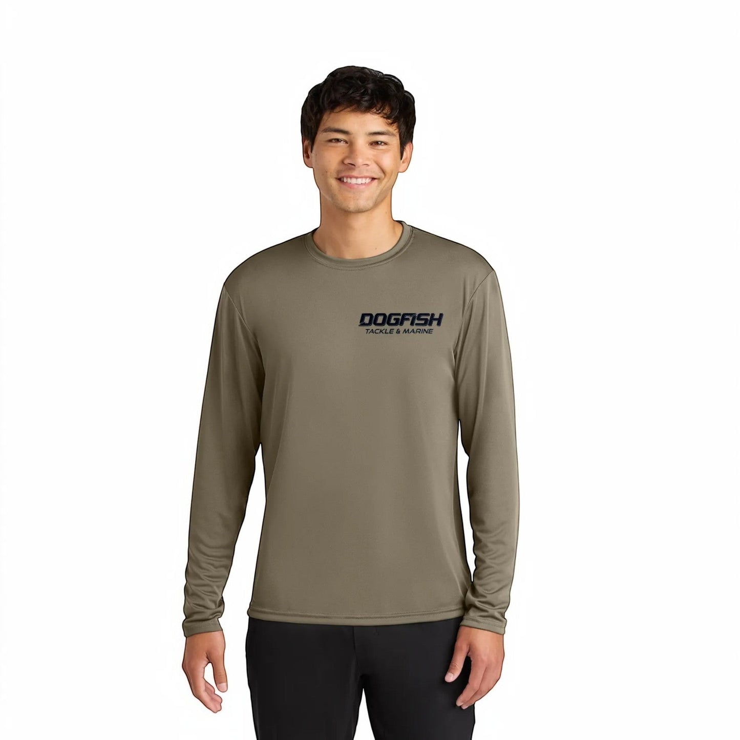 Dogfish Long Sleeve Microfiber Hog Of Death Logo - Dogfish Tackle & Marine