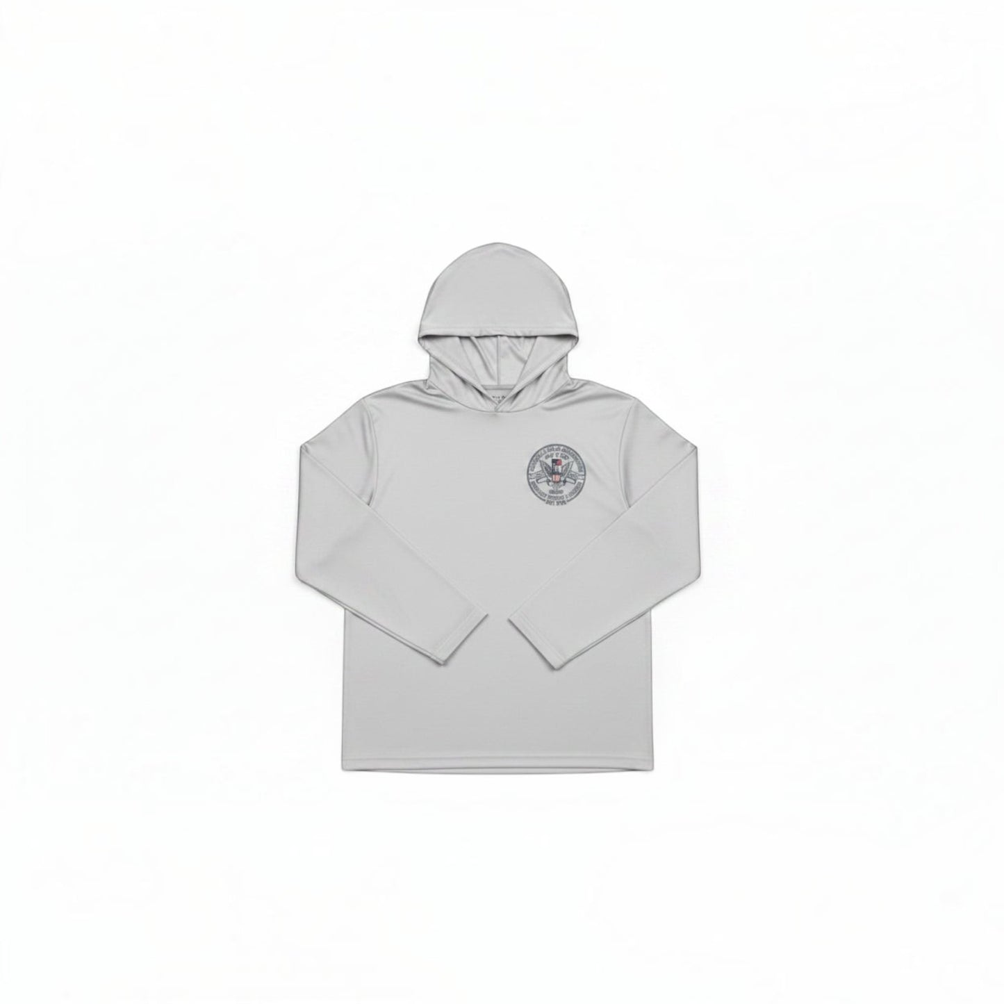 Dogfish 4th of July Logo Long Sleeve Hooded Micro - Dogfish Tackle & Marine