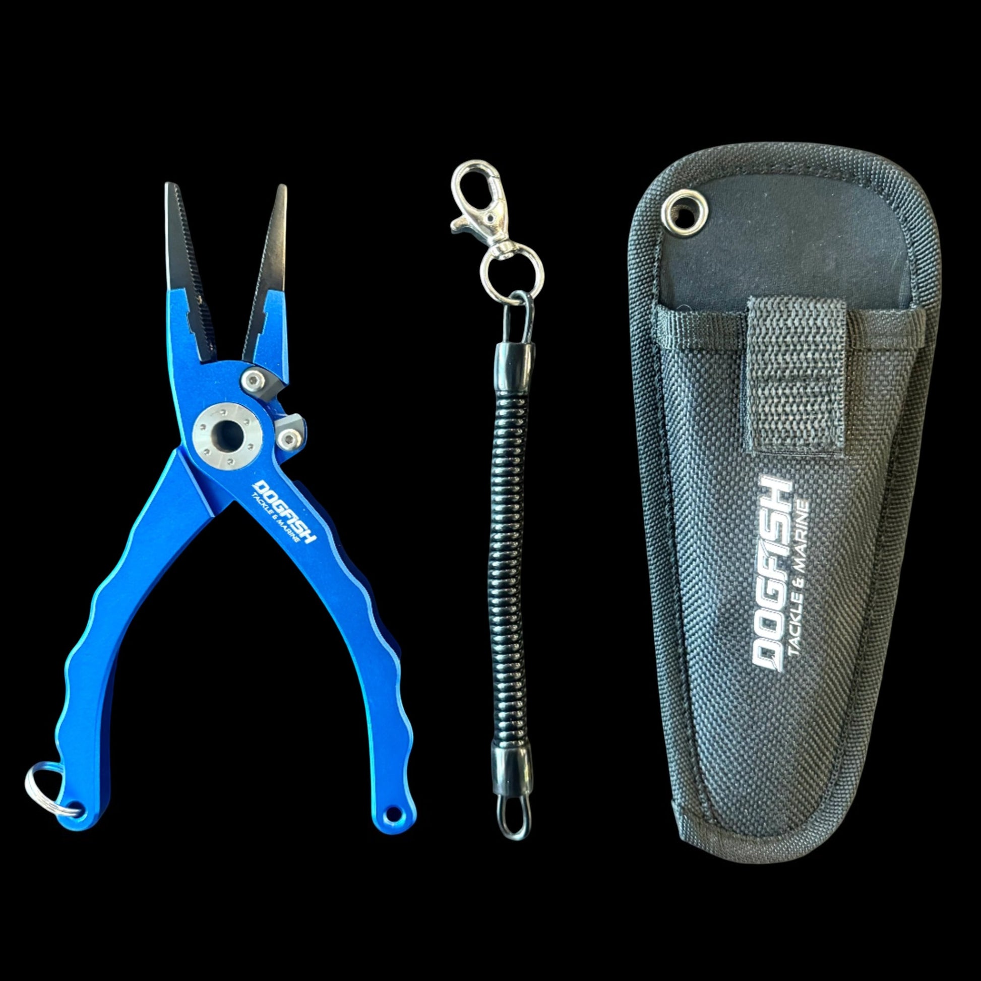Dogfish Tackle 7-1/2inch Aluminum Fishing Plier - Dogfish Tackle & Marine