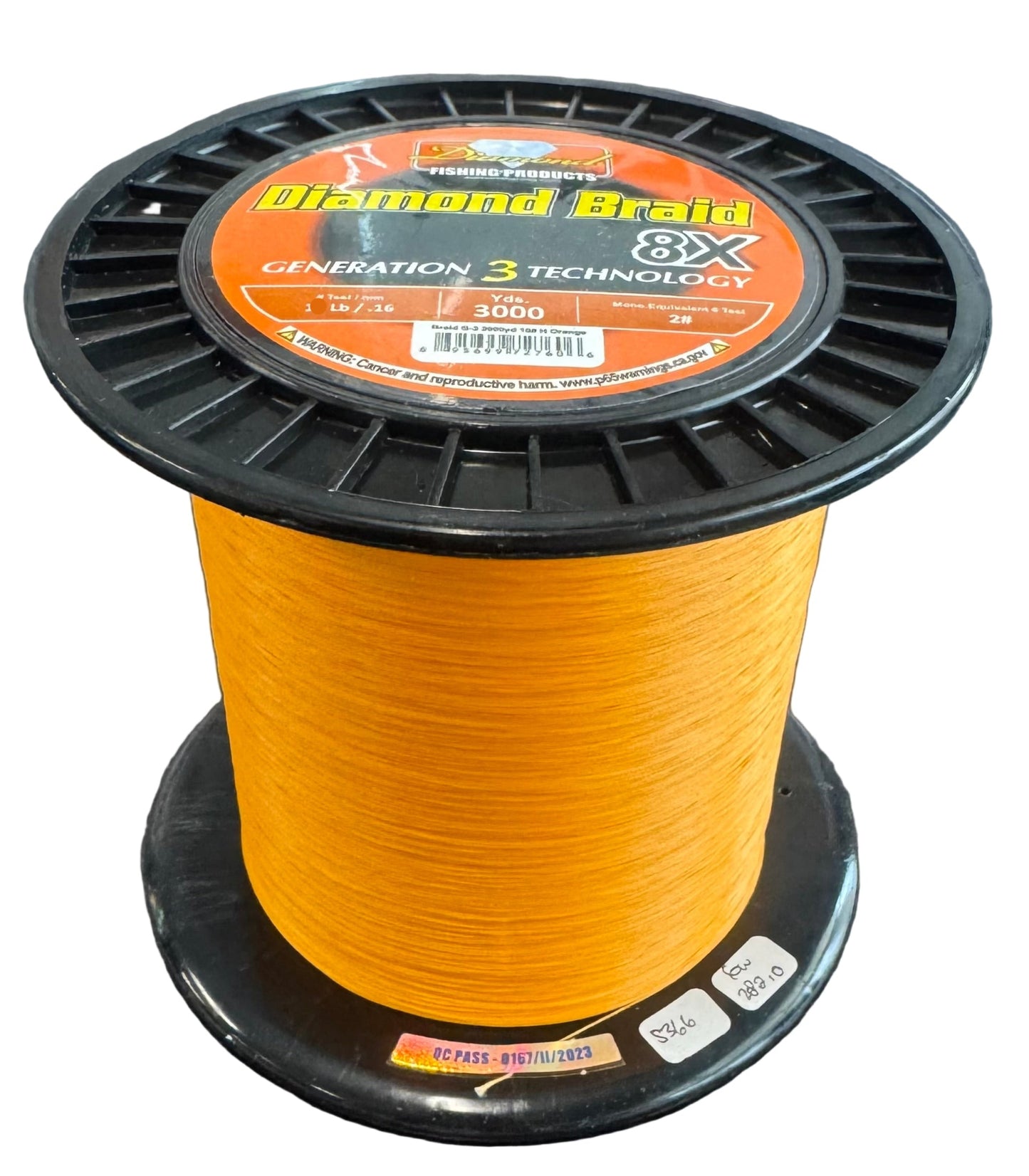 Diamond Generation 3 8X Solid Core Braid Bulk - Dogfish Tackle & Marine