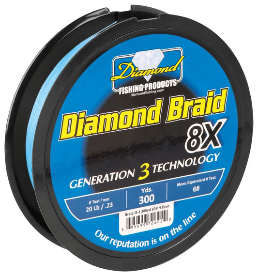 Diamond 8X Generation 3 Braid 300YD - Dogfish Tackle & Marine