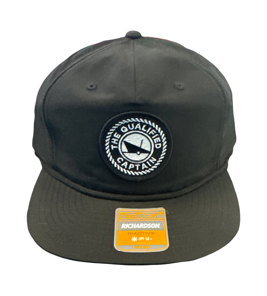 The Qualified Captain Embroidered Patch Hats - Dogfish Tackle & Marine