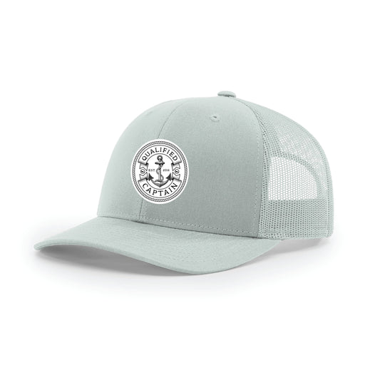 Qualified Captain Embroidered Patch Trucker Hat - Dogfish Tackle & Marine