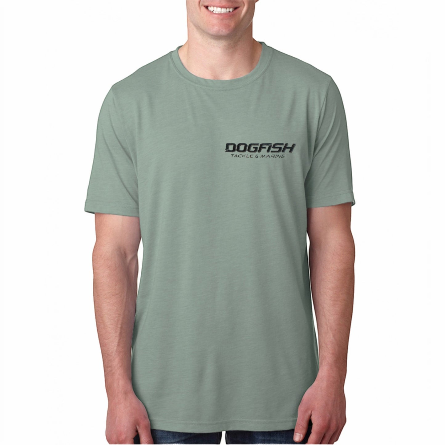 Dogfish Short Sleeve T-Shirt Life Is A Beach Logo - Dogfish Tackle & Marine