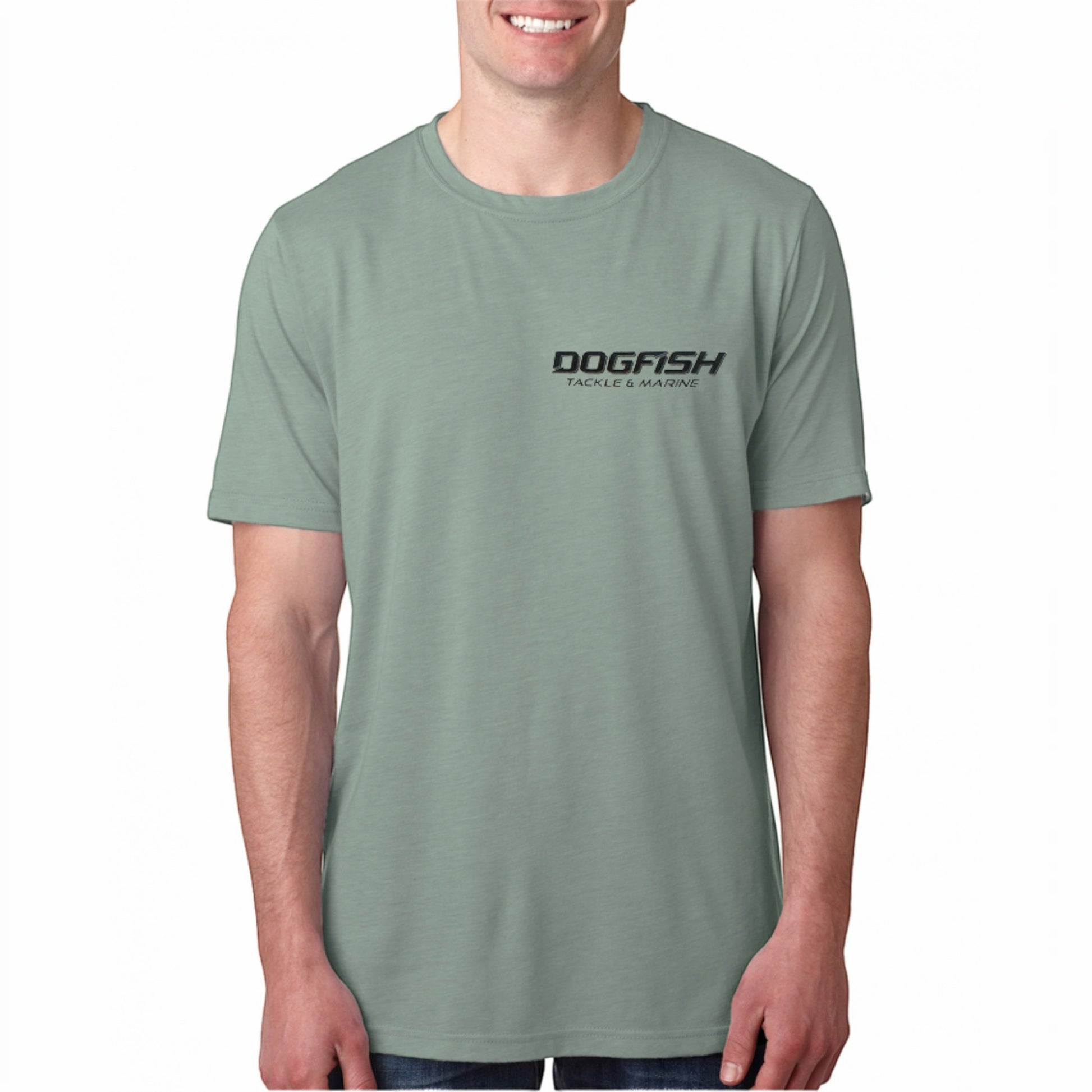 Dogfish Short Sleeve T-Shirt Life Is A Beach Logo - Dogfish Tackle & Marine