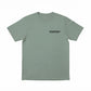 Green t-shirt with 'Dogfish' logo on a white background