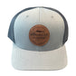 Aftco Lemonade Leather Trucker Hat - Dogfish Tackle & Marine
