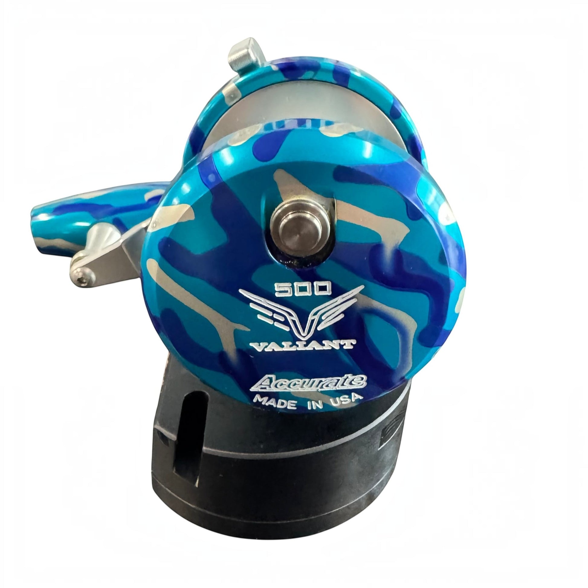 Accurate Valiant 2 Conventional Reels Ice Blue Tiger - Dogfish Tackle & Marine