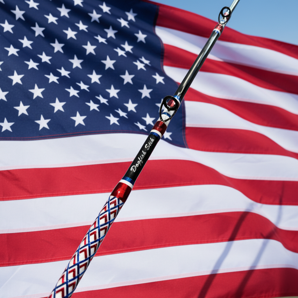 Dogfish Stik Limited Edition 4th of July Jigging Rod - Dogfish Tackle & Marine