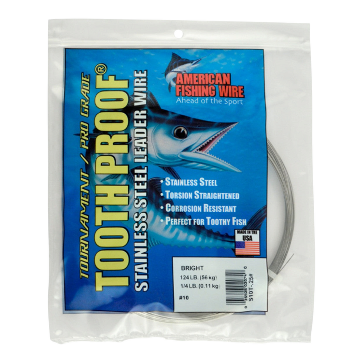 AFW Tooth Proof Stainless Steel Leader Wire - Dogfish Tackle & Marine