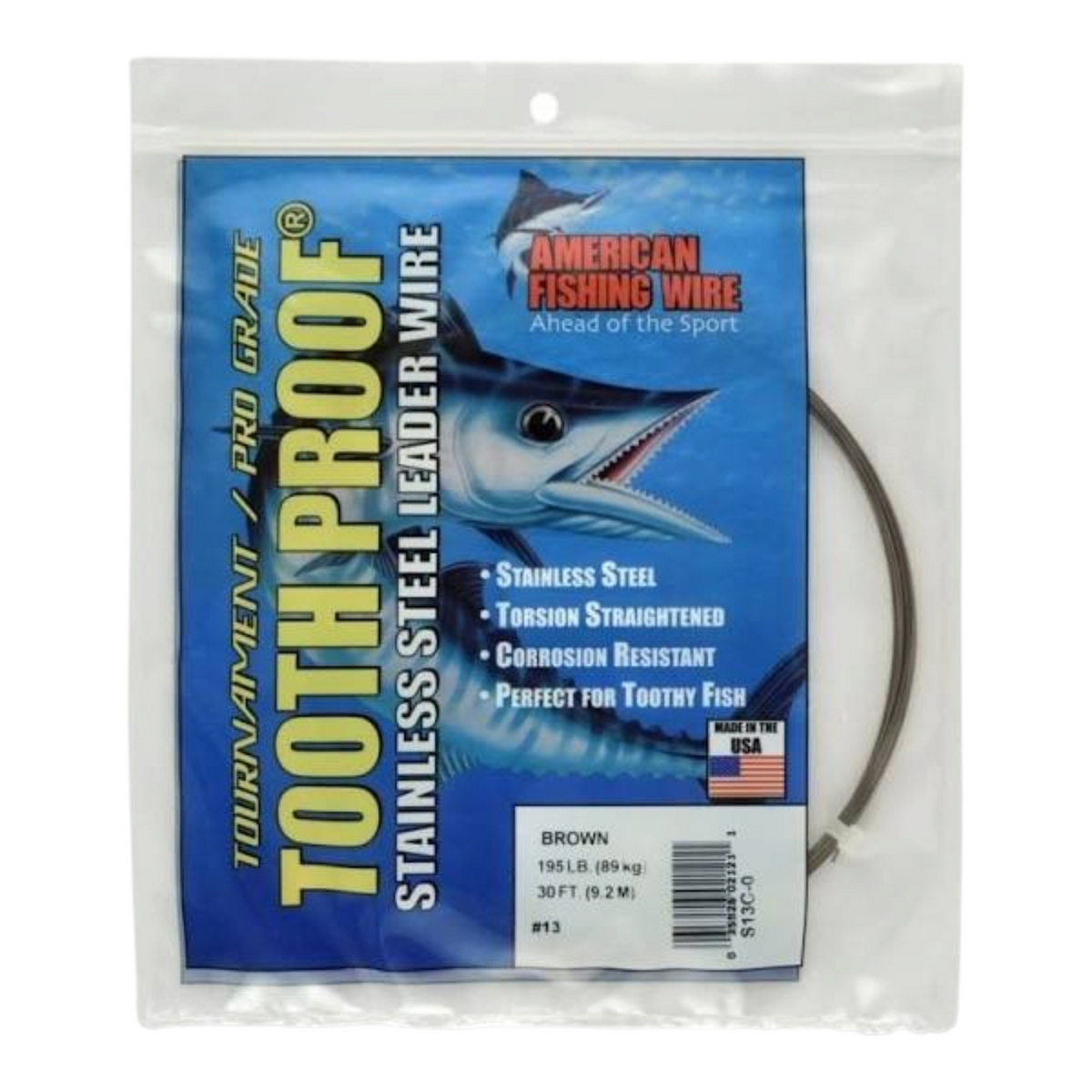 AFW Tooth Proof Stainless Steel Leader Wire - Dogfish Tackle & Marine