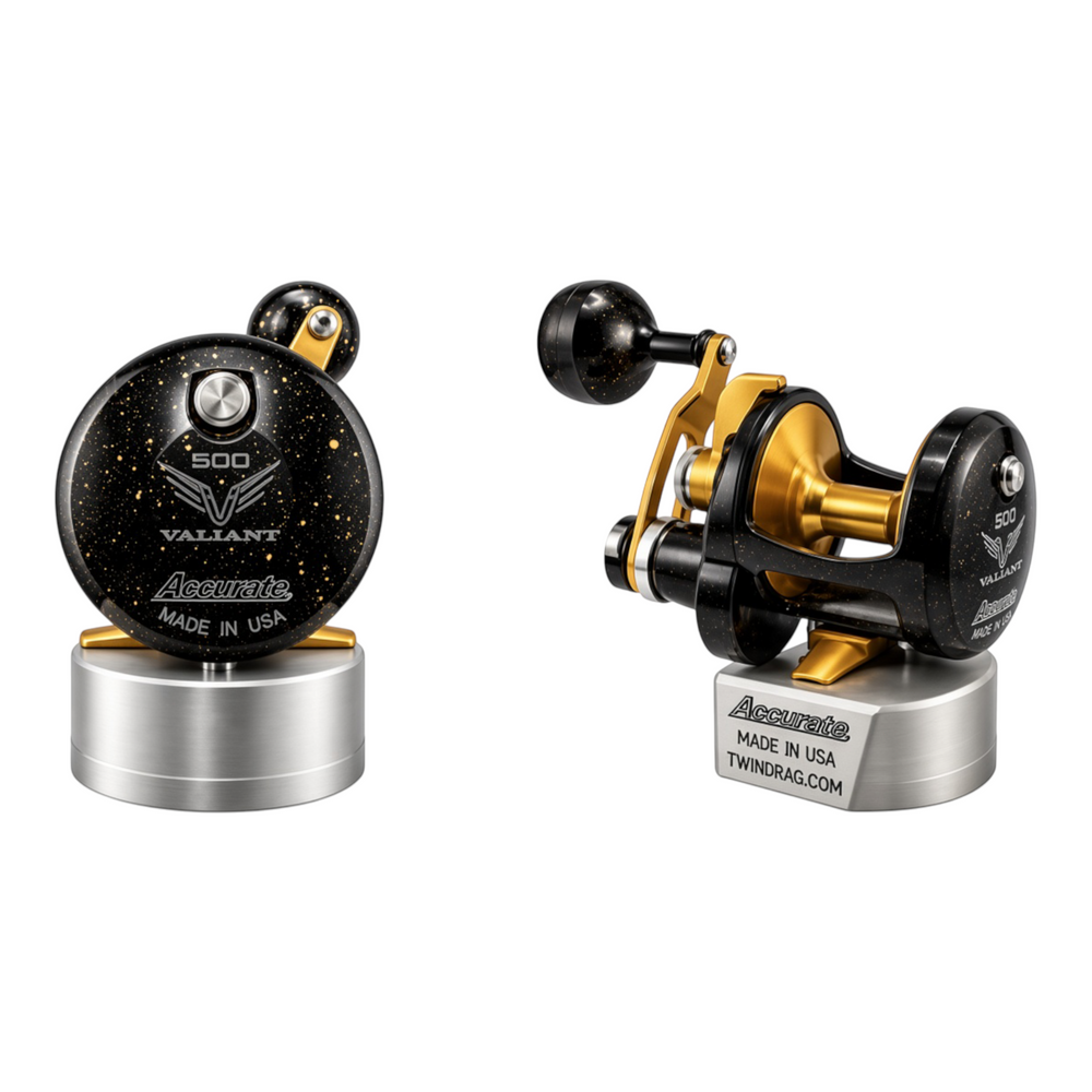 Accurate Valiant 2 Conventional Reels Black Gold Flake