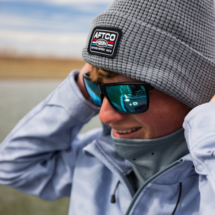 Aftco Chevron Waffle Fishing Beanie - Dogfish Tackle & Marine