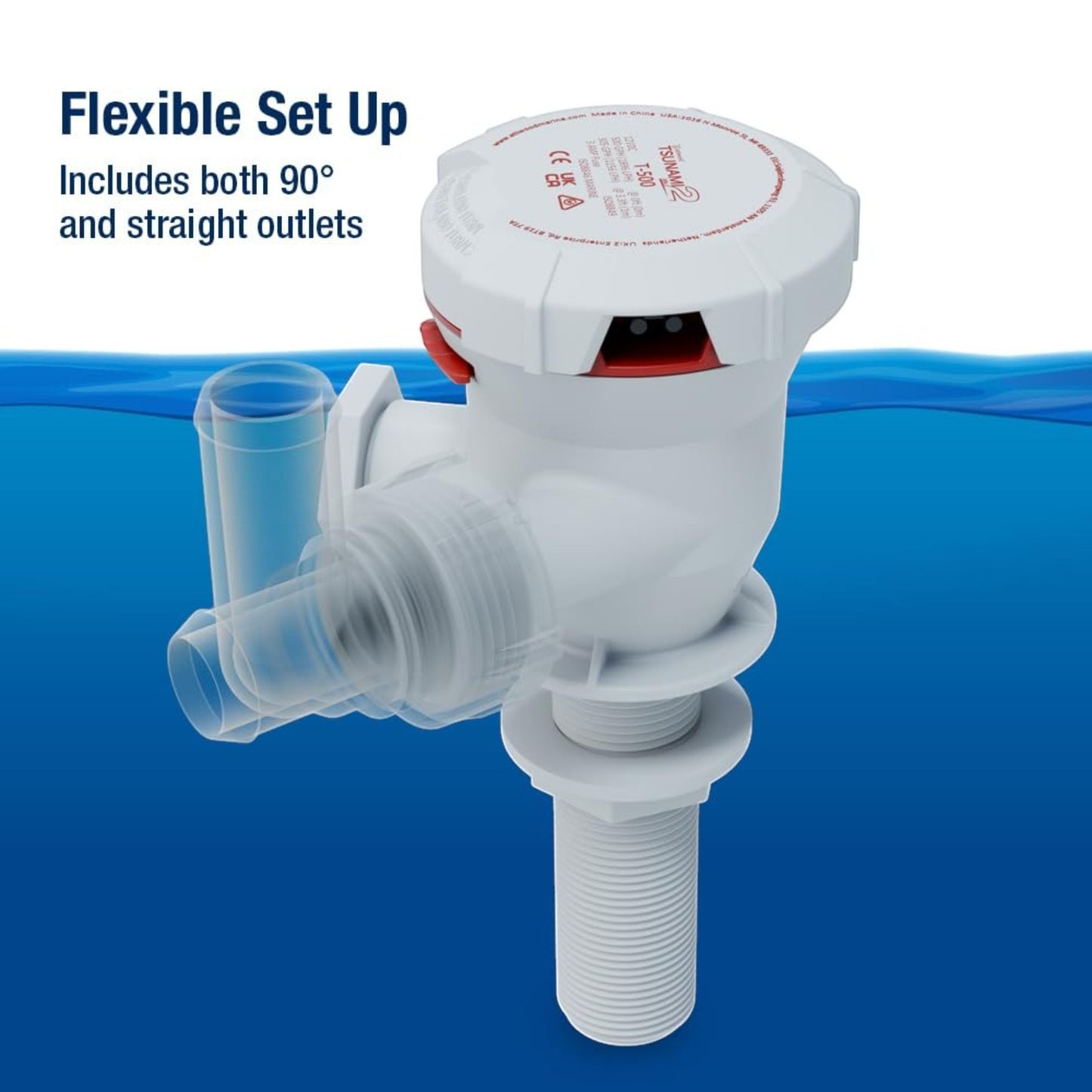 Attwood Tsunami MK2 Aerator Aerator Pumps - Dogfish Tackle & Marine
