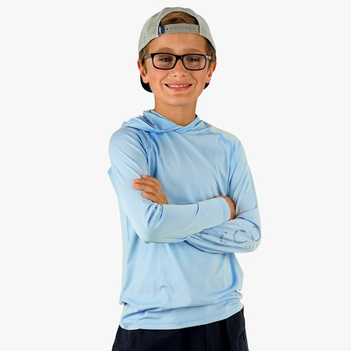 Aftco Youth Samurai Hood Performance LS Shirt - Dogfish Tackle & Marine