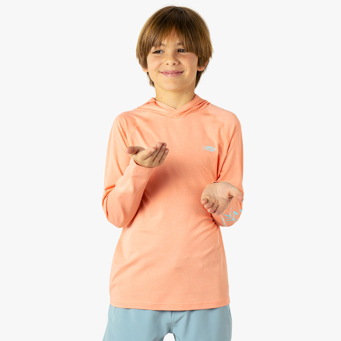 Aftco Youth Samurai Hood Performance LS Shirt - Dogfish Tackle & Marine