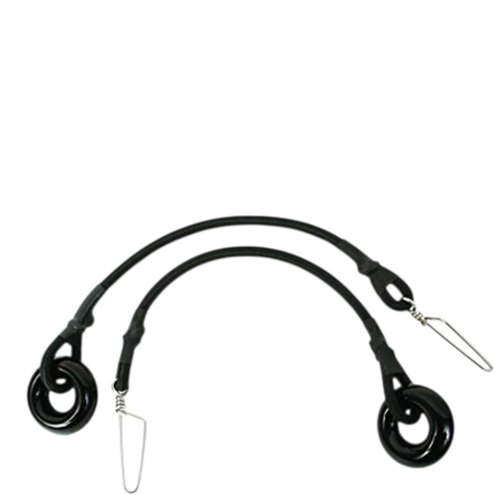 Blacks Glass Ring Snubber 12in