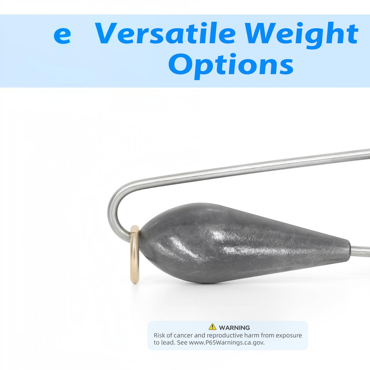 Dogfish Tackle & Marine Bluewing fishing planer with a stainless steel blade and brass ring for deep sea trolling.