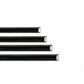Dogfish Tackle & Marine black silicone fiberglass chafe guards in four different diameters for fishing line protection