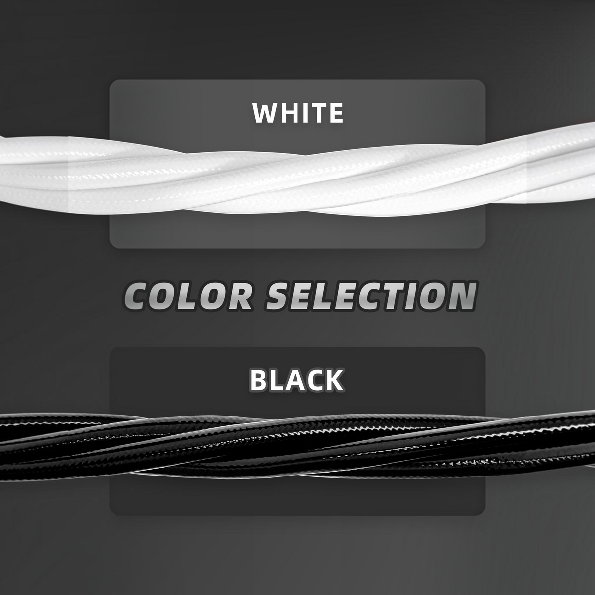 Dogfish Tackle & Marine Bluewing silicone fiberglass chafe guards in white and black for fishing line protection