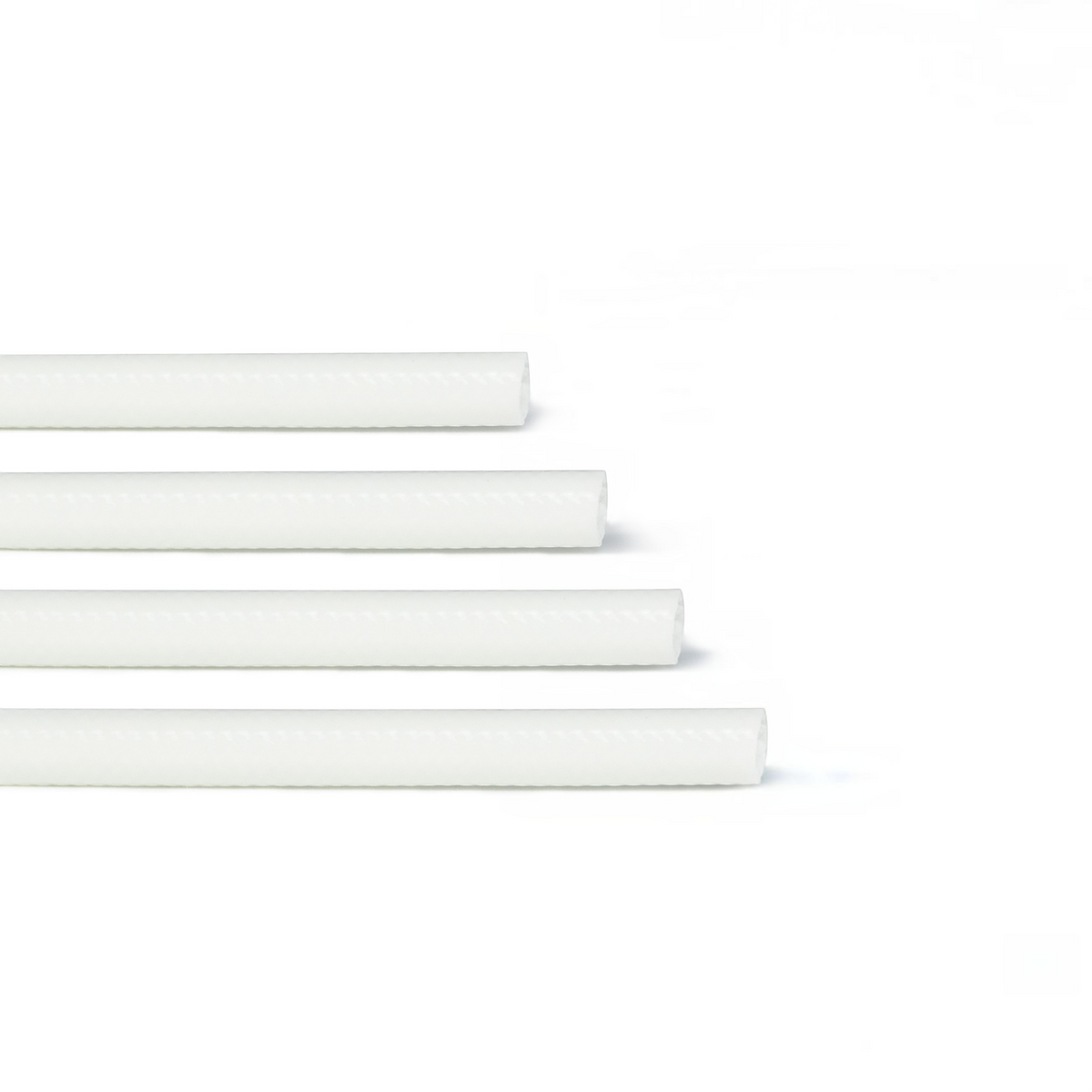 Dogfish Tackle & Marine white silicone fiberglass chafe guard sleeves in four different diameters
