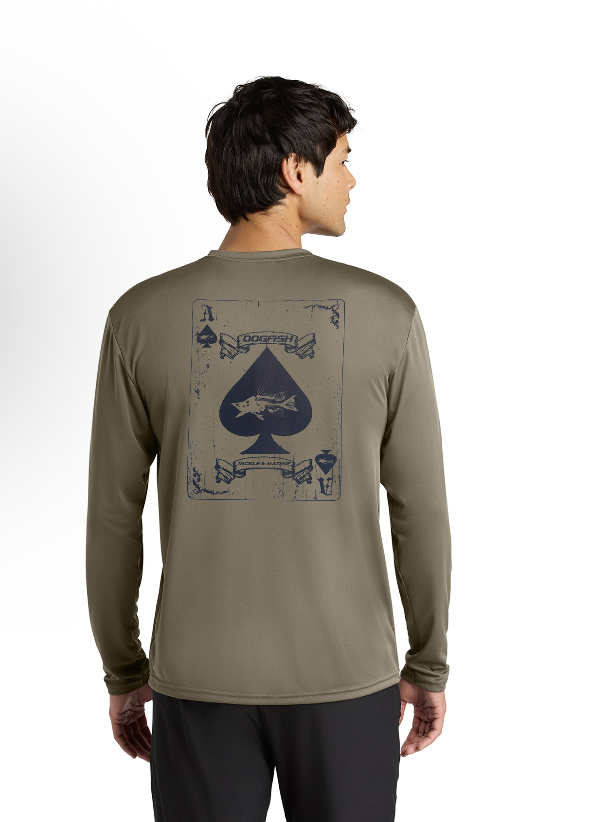 Dogfish Long Sleeve Microfiber Hog Of Death Logo - Dogfish Tackle & Marine