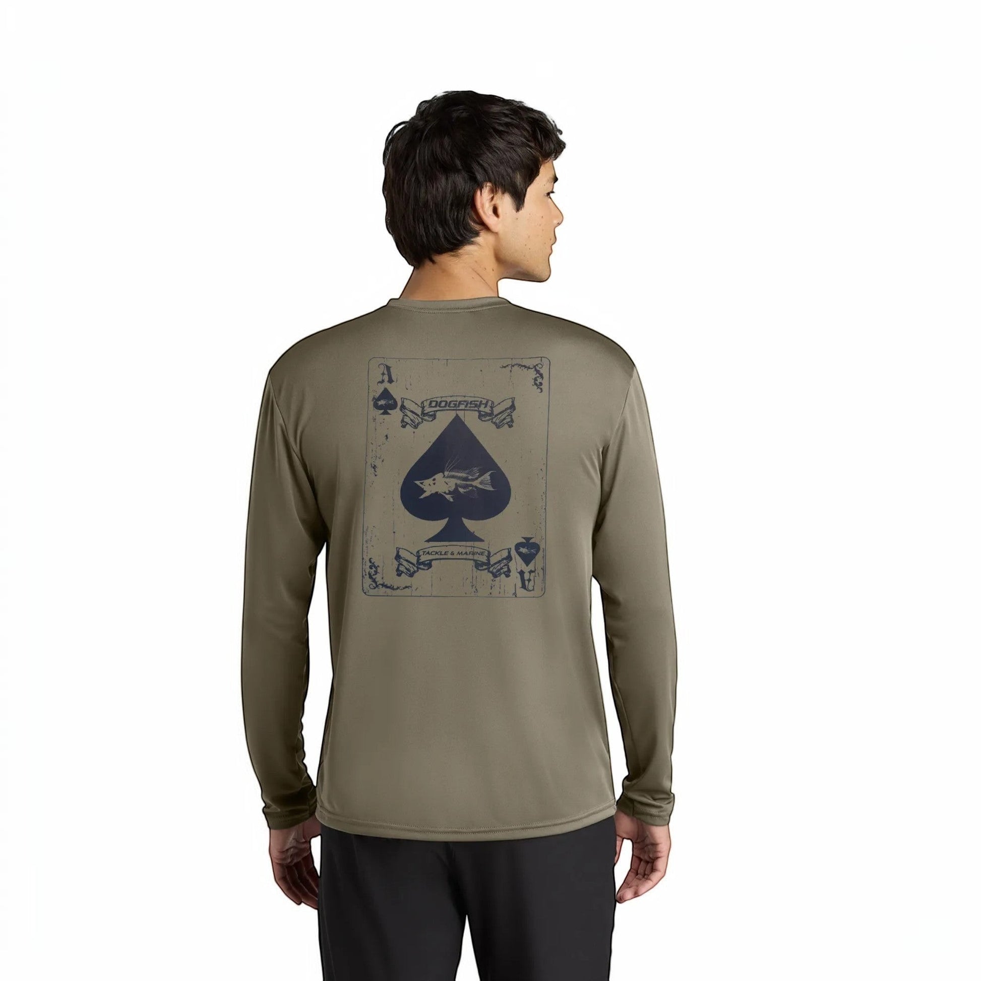 Dogfish Long Sleeve Microfiber Hog Of Death Logo - Dogfish Tackle & Marine