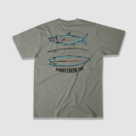 Kscott Chasin Tide Fishing T-shirt - Dogfish Tackle & Marine