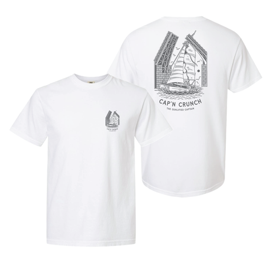 The Qualified Captain Cap'n Crunch Tee - Dogfish Tackle & Marine