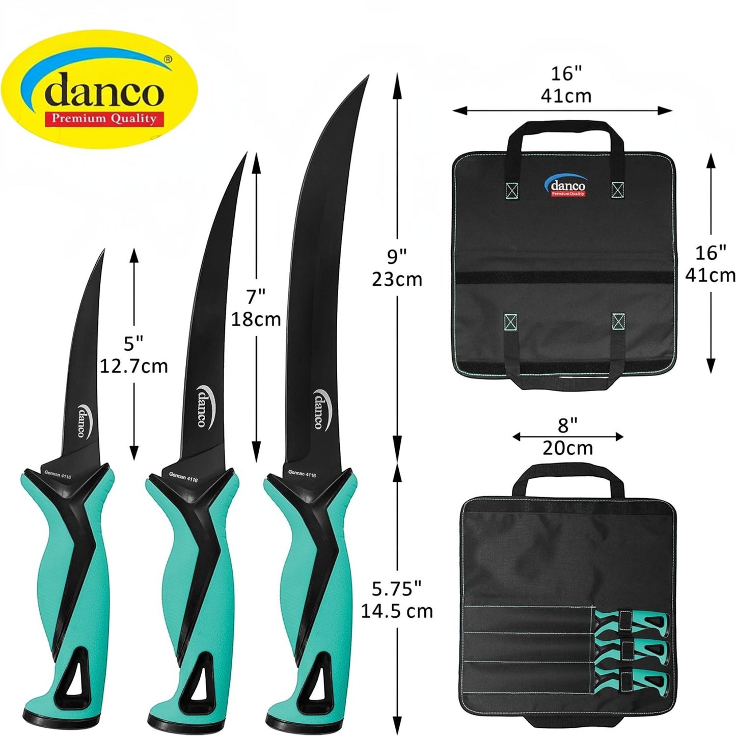 Danco 3 Piece Knife Kit Pro Series - Dogfish Tackle & Marine